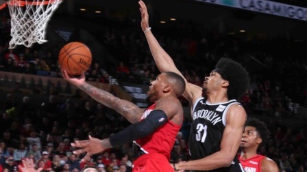 NBA流言收割机 欧文33分篮网险胜开拓者，利拉德60分生涯新高仍难救主