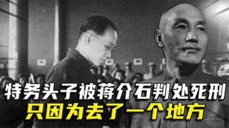 红墙往事 特务头子丁默邨被蒋介石亲口判死刑，只因为去了一个地方