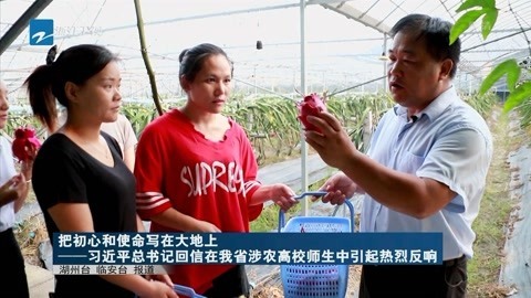 浙江新闻联播 把初心和使命写在大地上