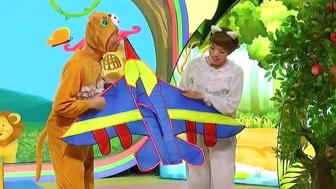 积木宝贝闯世界 第3季 小猫小狗放风筝游戏