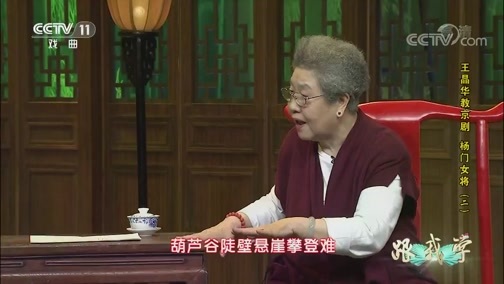 跟我学 《跟我学》 20191012 王晶华教京剧《杨门女将》（二）