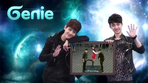 EXO EXO-K AR SHOW With Genie Sequence 03 Serenade From D.O.& BAEKHYUN-EXO-K