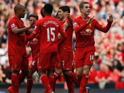 英格兰足球超级联赛 13-14赛季第32轮 利物浦VS热刺