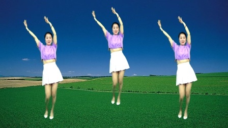 蓝莓思洁广场舞 精品广场舞《最美的红颜》魅力32步附教学