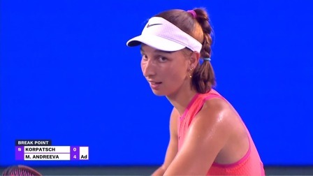 【全场回放】安德列娃2-0科帕奇 2024WTA宁波站第二轮