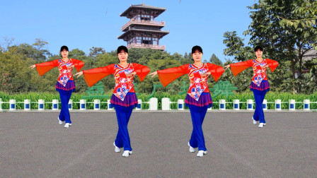 中老年入门健身广场舞《欢喜就好》初学入门32步 简单又好看