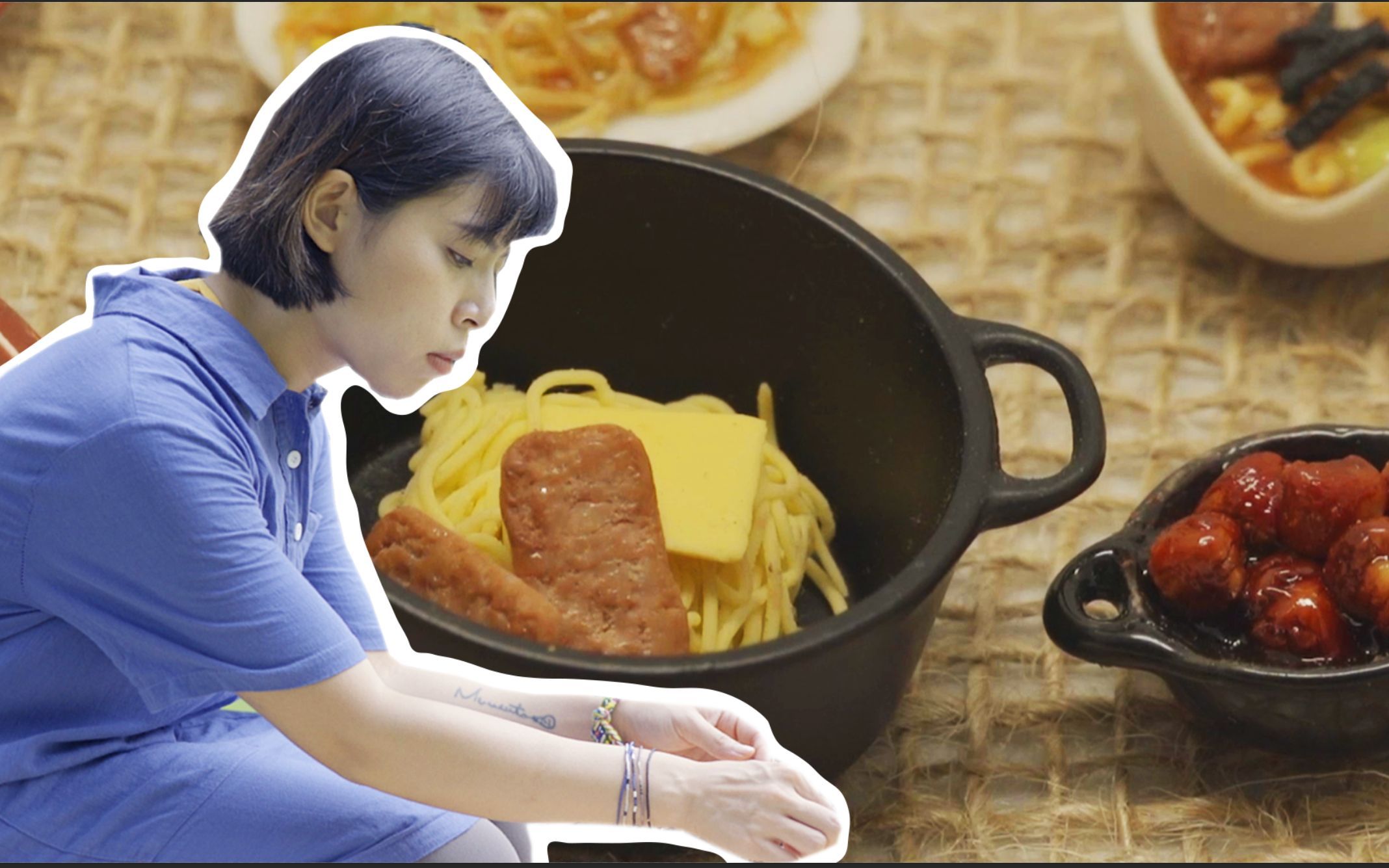 用黏土捏出一座美食城｜按下暂停