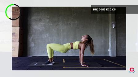 美女健身教练 HIIT 中高级强度训练