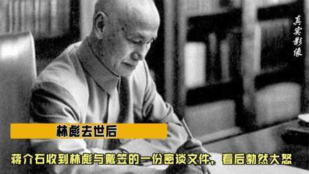 史记文学社第三季 林彪去世后，蒋介石收到林彪与戴笠的一份密谈文件，看后勃然大怒