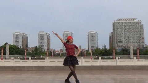 广场舞 广场舞《甜蜜蜜》演跳版