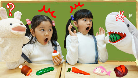 【中国爸爸】日本食玩 一起学习动物的名称