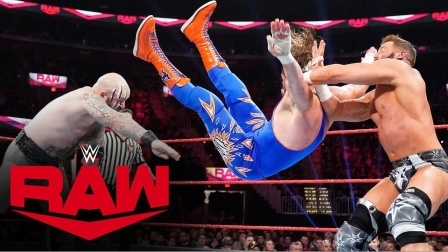 WWE RAW 2019 【RAW 10/21】Erik举起科特扔向札克里德