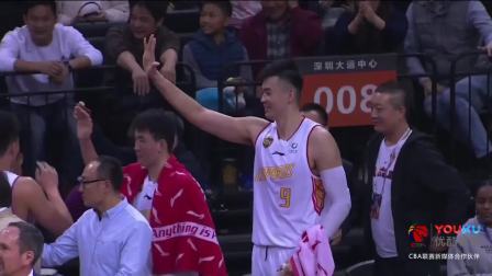 CBA 18/19赛季 深圳VS同曦第三节：深圳反超比分，三节比分84-77