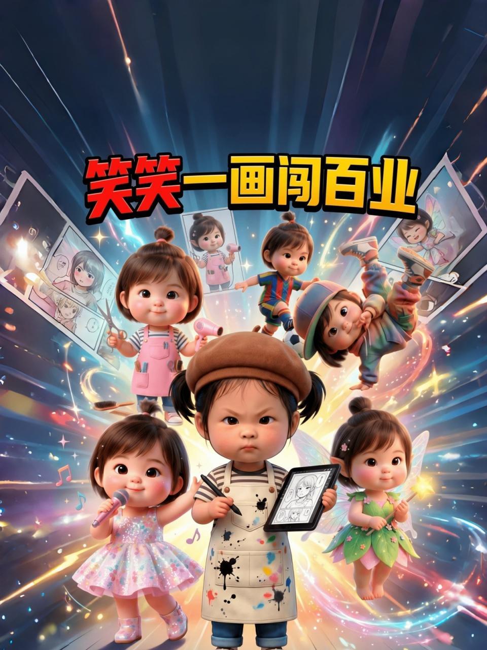 笑笑一画闯百业
