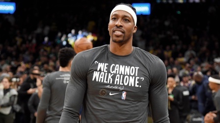 NBA热辣资讯 霍华德赛前热身练习三分投篮！你空位三分有魔兽准吗？