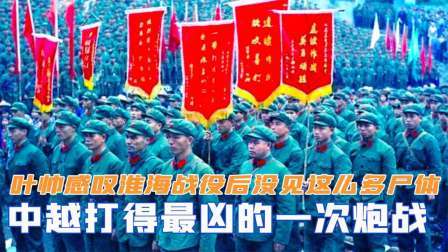 华夏史录 中越打得最凶的一次炮战，叶帅感叹淮海战役后，没见过这么多尸体