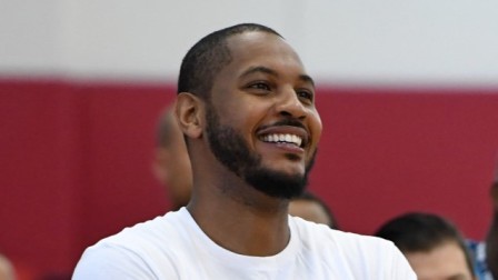 NBA流言收割机 加盟倒计时？曝甜瓜和多位篮网队员一起训练