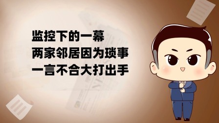 品人生百味第二季 监控下的一幕， 两家邻居因为琐事，一言不合大打出手