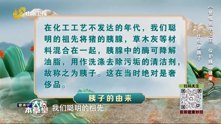 大医本草堂 警惕癌中之王 保护胰腺健康