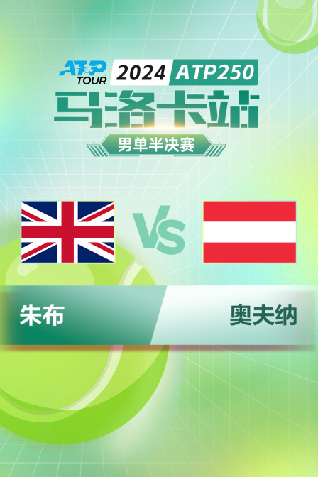 2024ATP250马洛卡站 男单半决赛 朱布VS奥夫纳 海报