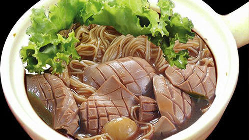 人气美食 猪肝腰花黄鱼面，本帮面条滋味浓