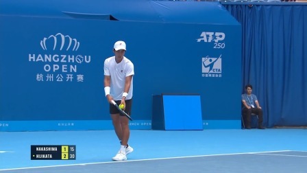 【全场回放】中岛布兰登2-0土方凛辉 2024ATP杭州公开赛 1/4决赛