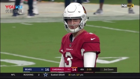 【NFL巨星风采】红雀队乔什-罗森斯第3周表现