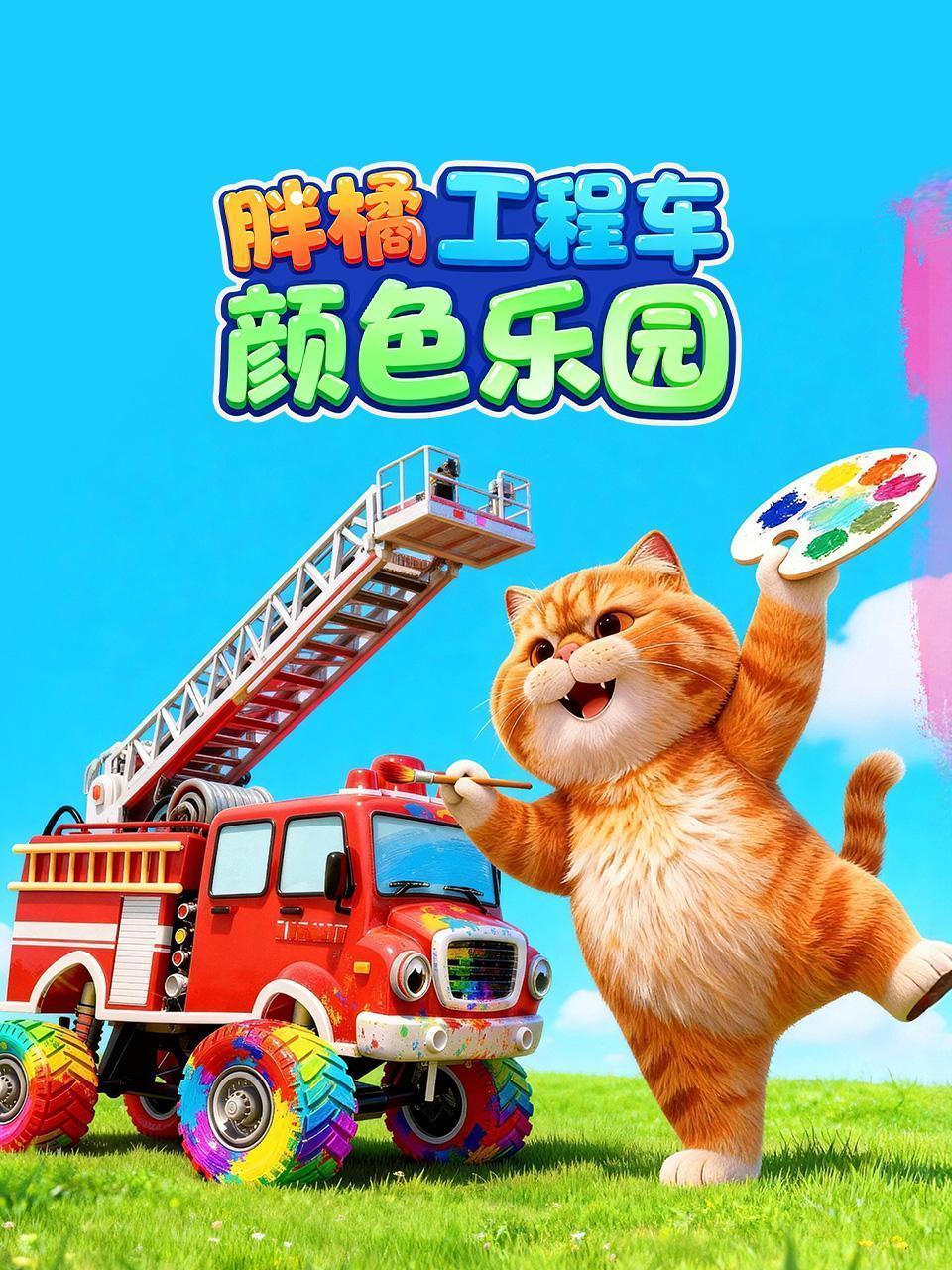 胖橘工程车颜色乐园