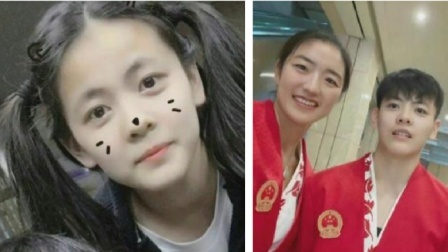 杨舒予穿裙子了 小拘谨又带着一丝可爱！