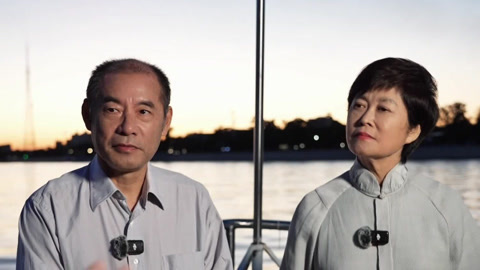 阅见山海第2季 敬一丹刘文飞黑河游船 畅聊中俄文化