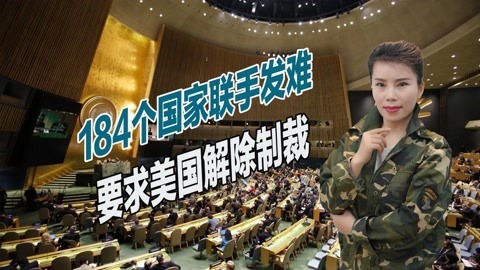联合国通过一项决议，全球184个国家支持，只有两国投票反对