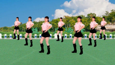 广场舞《姑娘我等你》轻松32步 好听更好看