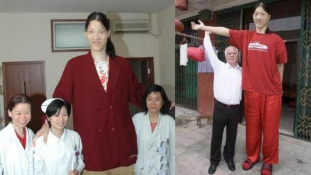 半岛奇闻 世界第一女巨人  比姚明高半个头  一顿吃半锅米饭 穿78码鞋子！