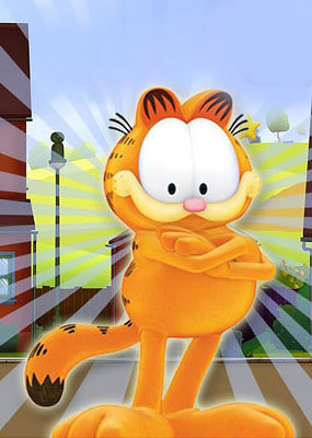加菲猫动画片 主人图片