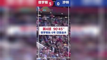 辣报世界杯 俄罗斯世界杯第4球 俄罗斯队切里舍夫