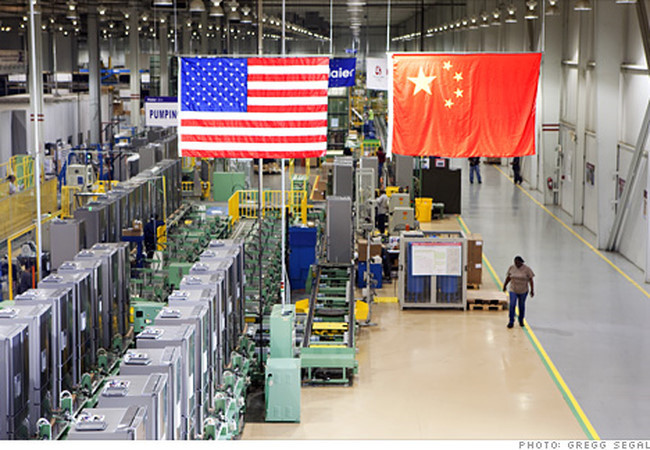 海尔在美国的厂房(资料图)