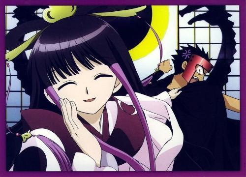 什么动漫角色是紫色头发的 女的 古装