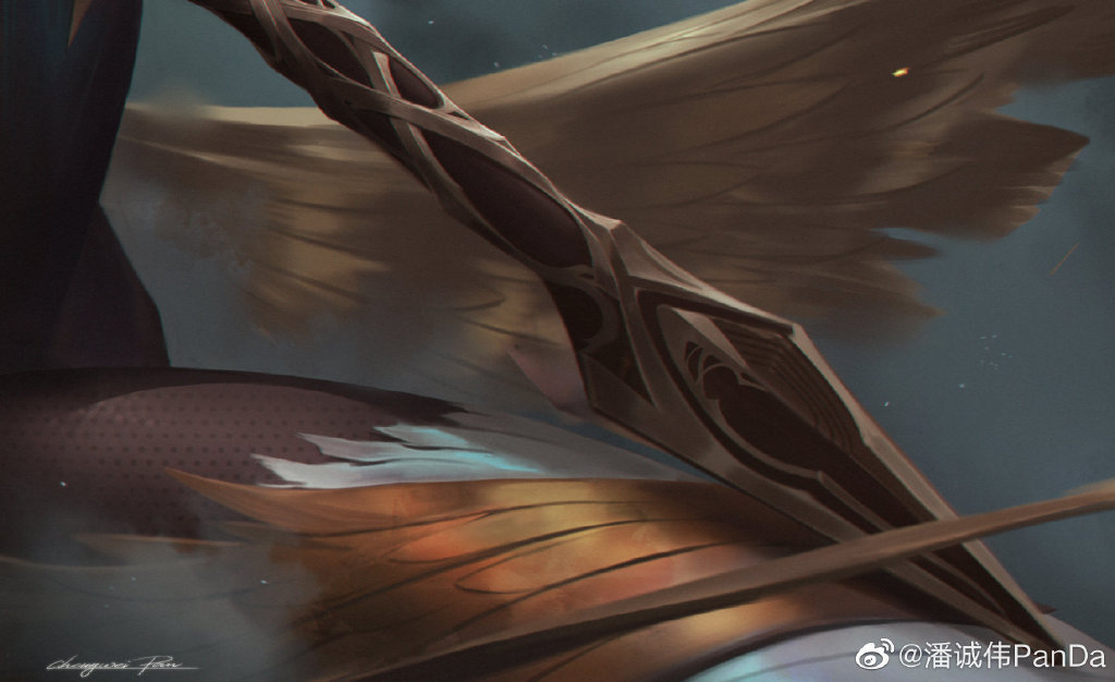 英雄联盟画师潘诚伟创造theshy天使同人:拖了将近两年