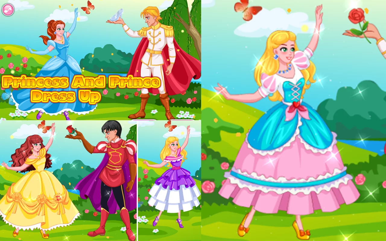 princess and prince dress up