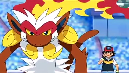 神奇宝贝dp——烈焰猴瞬间秒杀波士可多拉,小智的铃兰大会