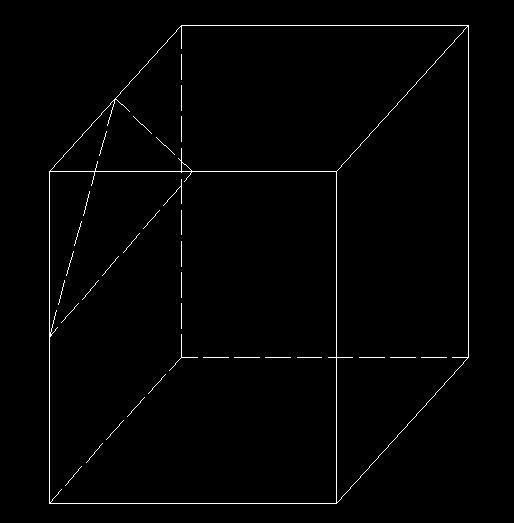 正方体截面怎样切是三角形详细步骤