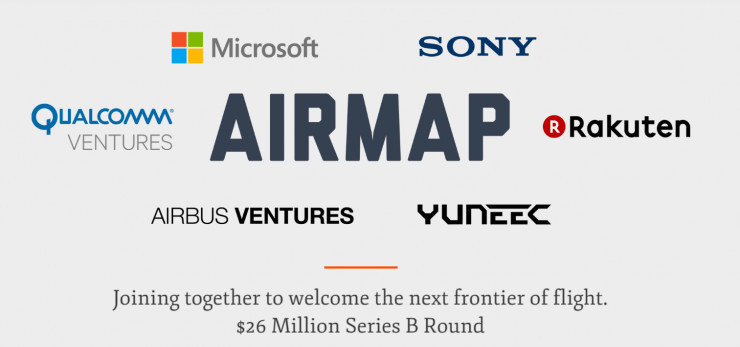 微软领投 无人机空域管理平台airmap获2600万b轮融资