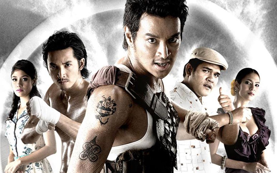 动作电影《泰南拳》中几段擂台泰拳打斗场面