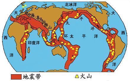 环太平洋地震带和地中海