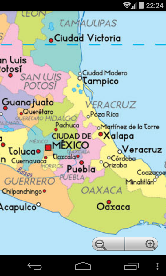 墨西哥城市分布图片