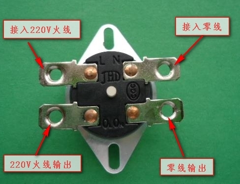 ksd302x溫控器接線方法