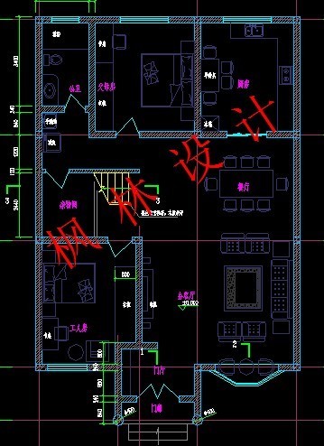 自建房設計,請各路英雄幫我設計一張90平方米的平面圖,寬10米,深九米