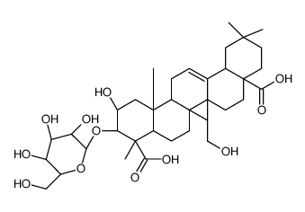 细叶远志皂苷的结构式样图