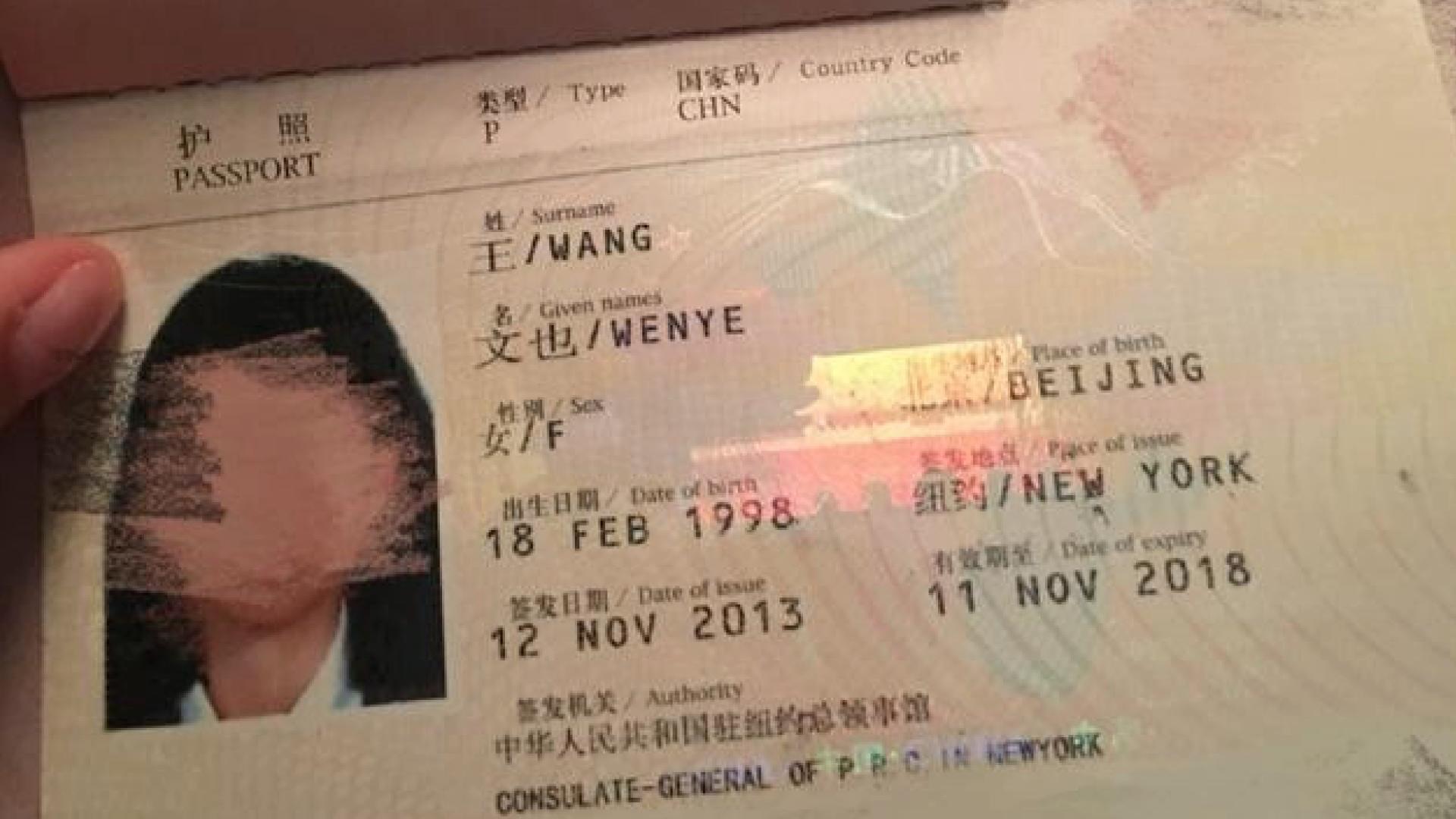 王中磊女儿被骂不是中国人 晒护照证清白